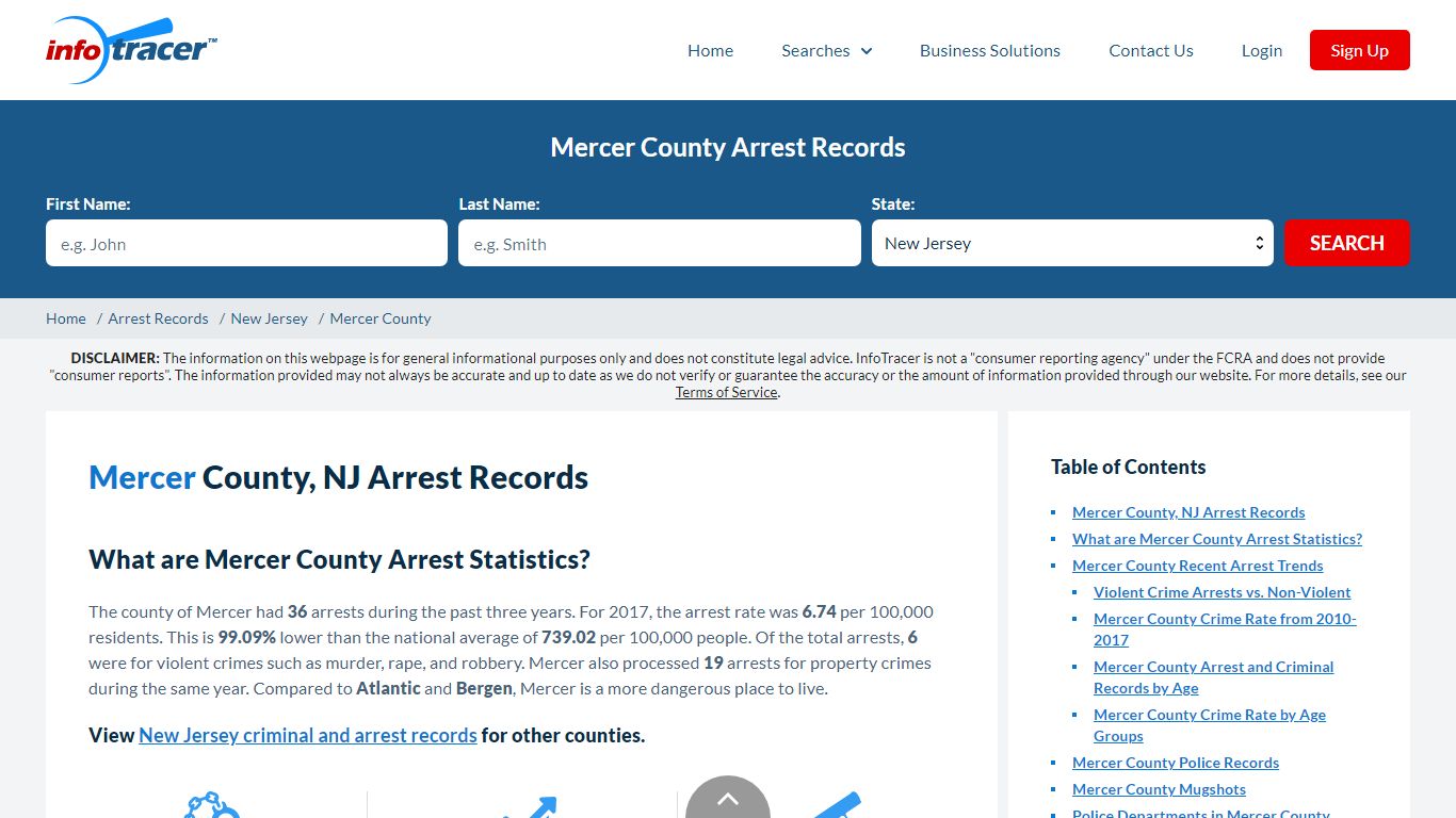 Mercer County, NJ Arrests, Mugshots & Jail Records - InfoTracer